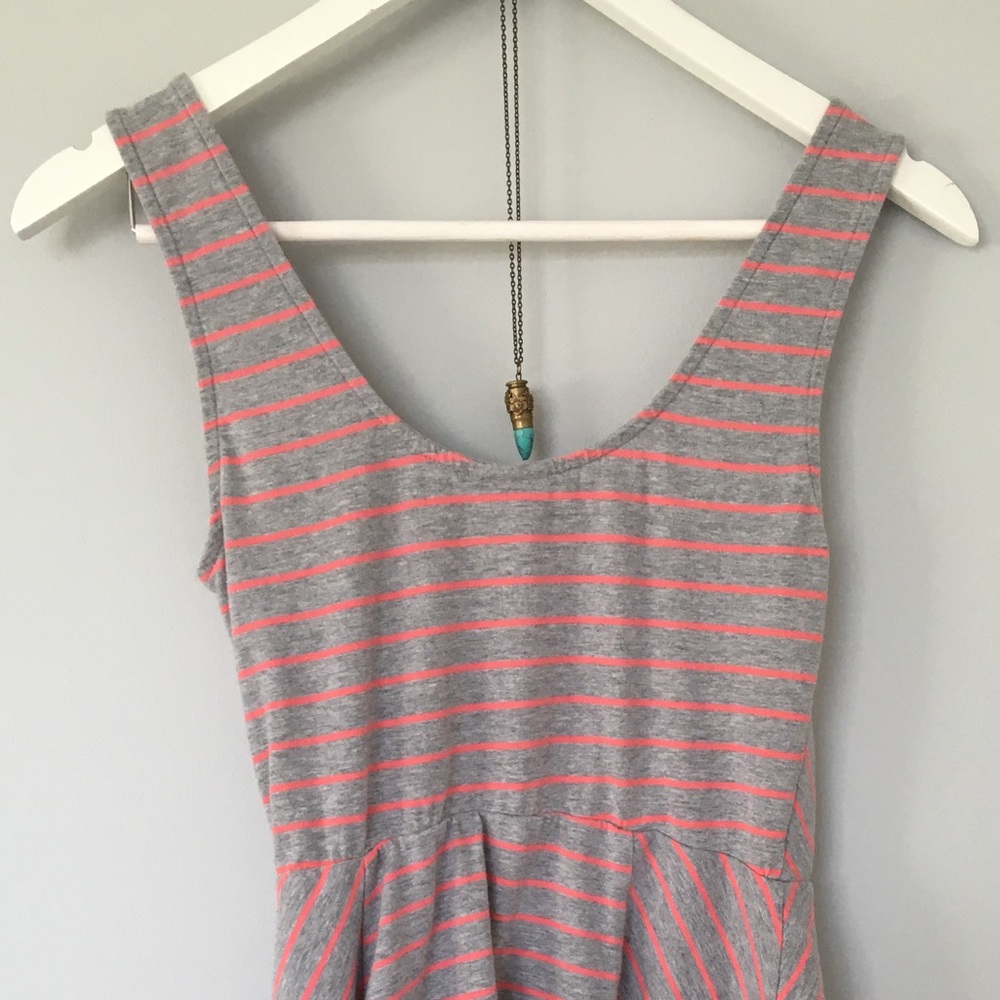 ⚡️Mossimo striped skater skirt dress